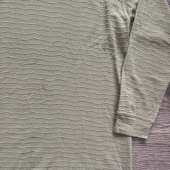 Vintage Barcelino Italy Textured Long Sleeve V-Neck Shirt Size Large - Picture 7 of 11